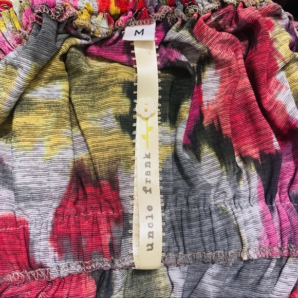 Anthropologie Uncle Frank Off Shoulder Bell Sleeve Dress, Size M - Picture 5 of 6